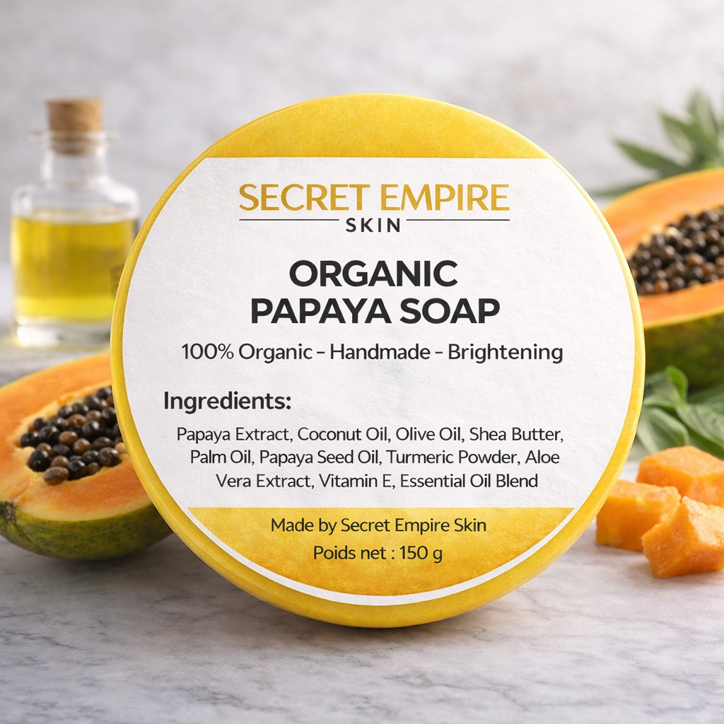 Papaya brightening soap