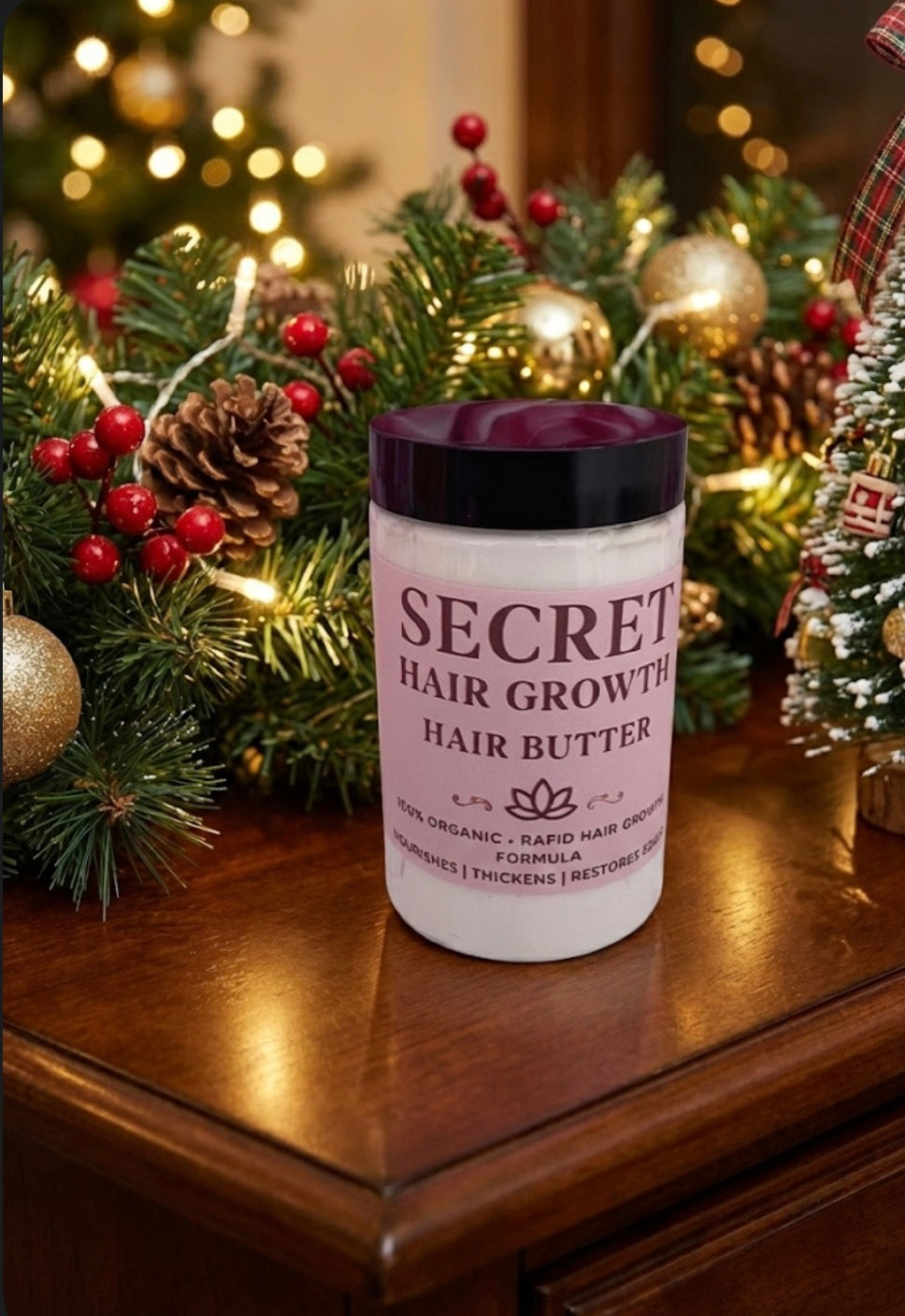 Secret hair butter and spray