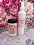 Secret hair butter and spray