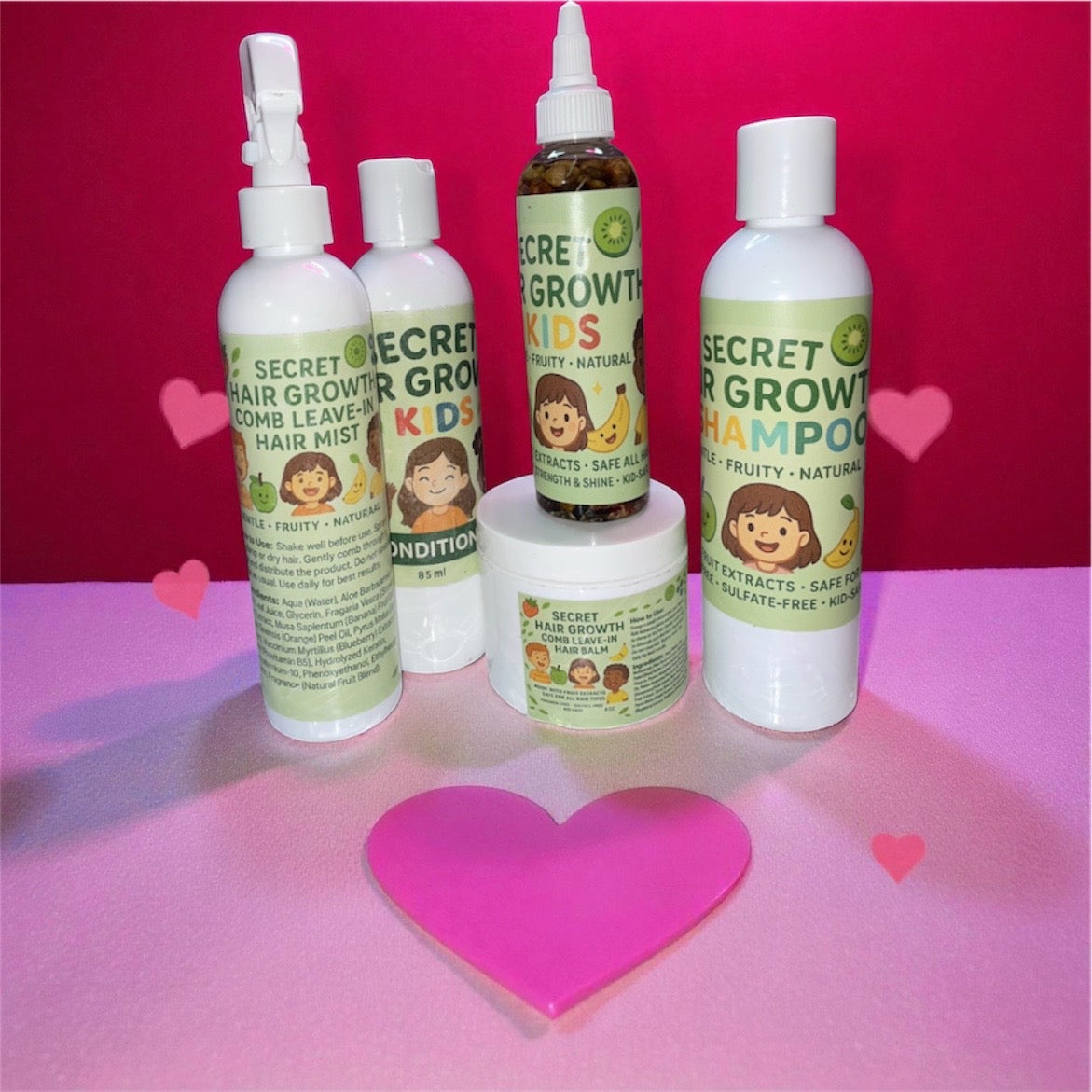 Secret hair growth kids set